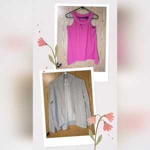 Wrap Jacket cover up. and blouse